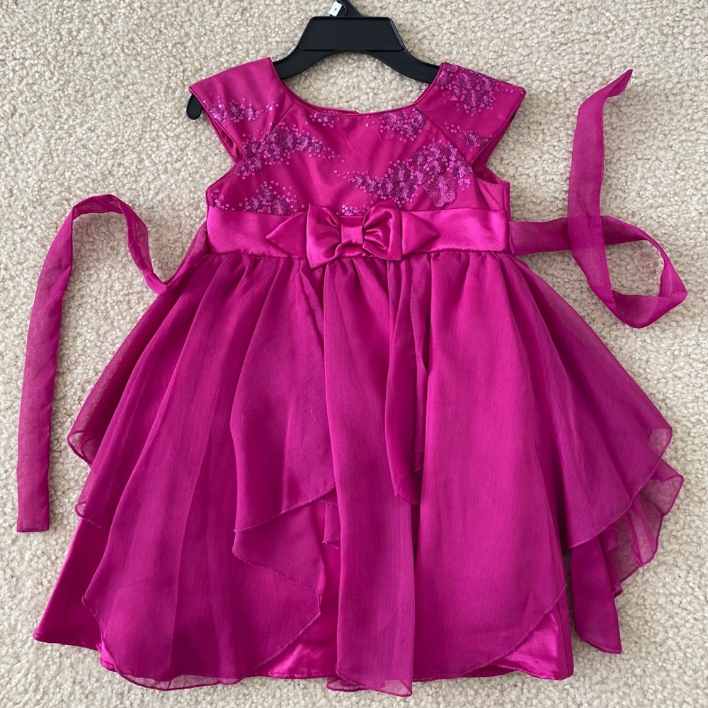 Fuchsia Holiday Dress Size 5